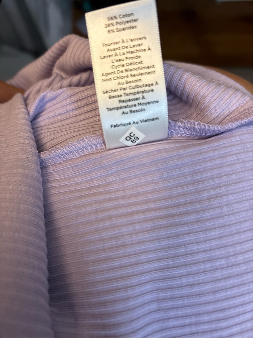 Talbots Lavender Ribbed Sleeveless Tank - Picture 5 of 5